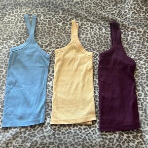 COPY - Wild fable bundle of 3 ribbed tank tops size small